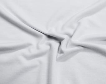 White Poly Spandex Knit Fabric by the Yard - Style 435