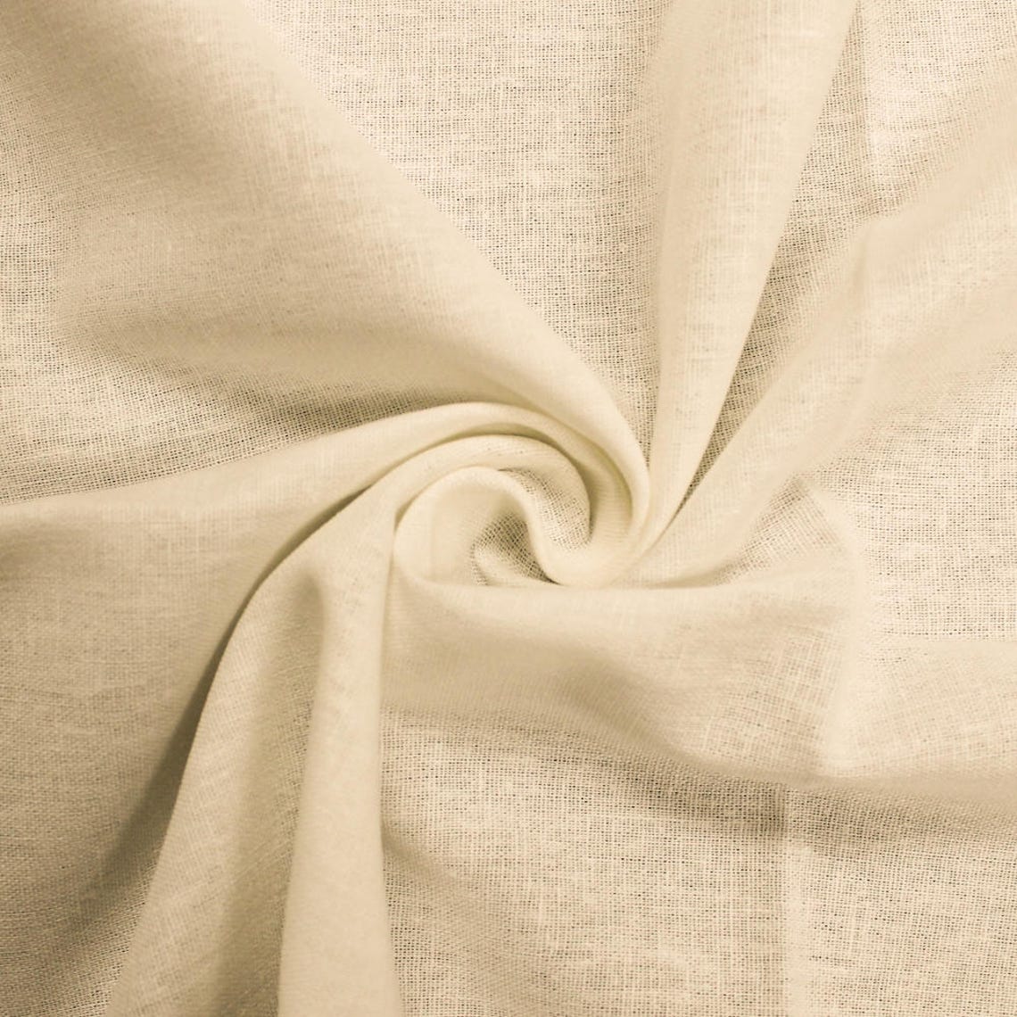 Cream 54 Cotton Linen Fabric by the Yard Style 3278 Etsy