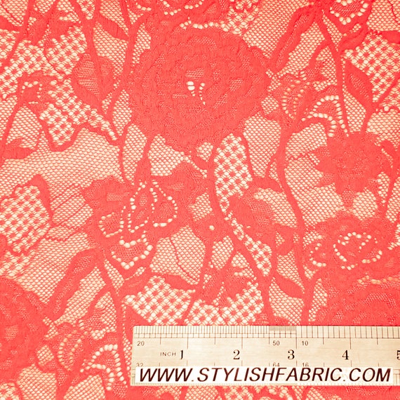 Nylon stretch on sale lace fabric