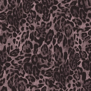 Mauve Plum Leopard Skin on Poly Spandex Power Max Fabric by the Yard Style P-2586-764