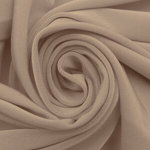 Toast Ice Tropical Circular Knit Fabric by the Yard - Style 767