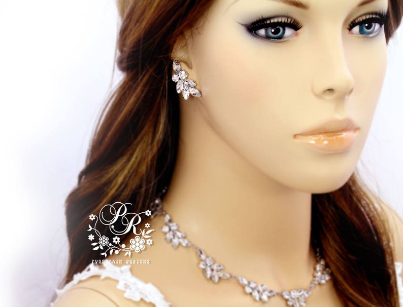Bröllopsörhängen Armbandsset Brudtärneörhängen Gåva Roséguldörhängen Brudarmbandssmycken Brudsmycken Brudtärneörhänge prästkrage Earrings Only
