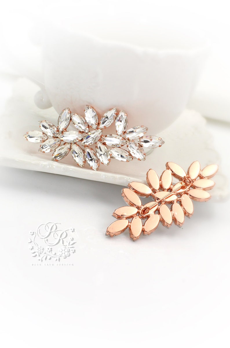 Bröllopsörhängen Armbandsset Brudtärneörhängen Gåva Roséguldörhängen Brudarmbandssmycken Brudsmycken Brudtärneörhänge prästkrage Brooch Only