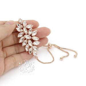 Bröllopsörhängen Armbandsset Brudtärneörhängen Gåva Roséguldörhängen Brudarmbandssmycken Brudsmycken Brudtärneörhänge prästkrage Bracelet Only