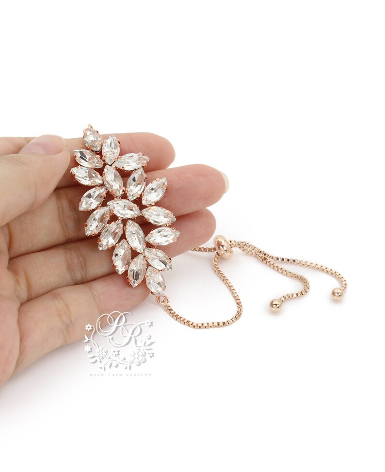 Bröllopsörhängen Armbandsset Brudtärneörhängen Gåva Roséguldörhängen Brudarmbandssmycken Brudsmycken Brudtärneörhänge prästkrage Bracelet Only