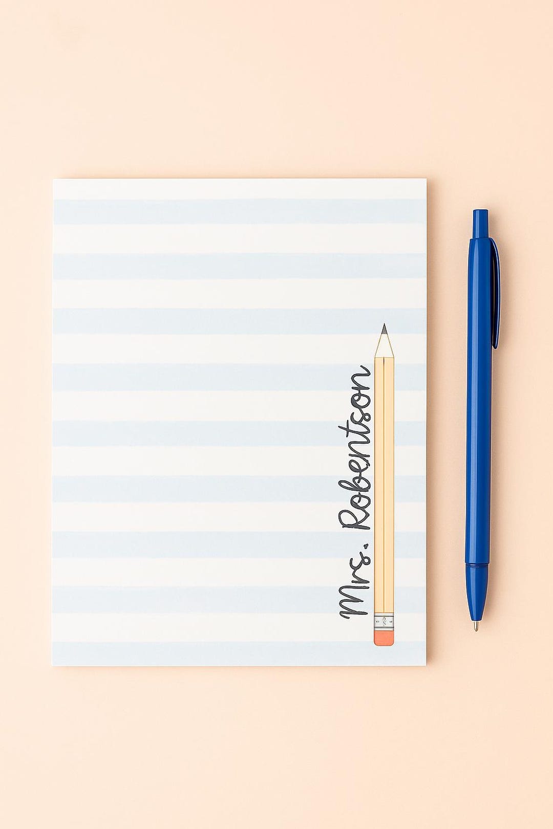 Custom Teacher Sticky Notes | Personalized 4x6 Notepad | Teacher ...