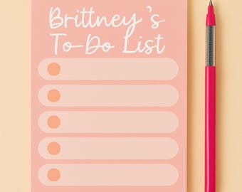 Plaknotities, trendy gepersonaliseerde takenlijstnotitieblok, dagelijkse planner, aangepaste bureauaccessoires, kantoorbenodigdheden, organisatorische benodigdheden