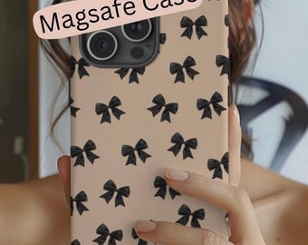 Etui Coquette Black Bows Magsafe na iPhone'a: Modny dodatek do telefonu