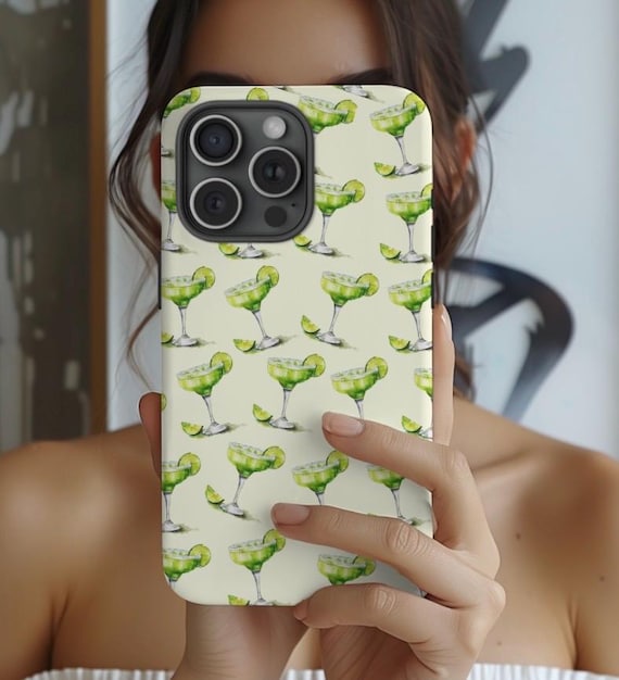Margarita Phone Case – Cocktail Glass iPhone Case, Aesthetic Drink Phone Cover, Stylish Protective Case