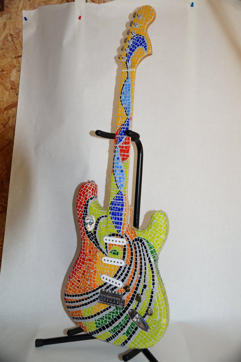 ギター Mosaic Mosaic Guitar - Etsy Canada
