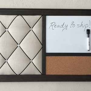 Corkboard, Magnetic Whiteboard Dry Erase Board & French Memo Board Wall Organizer, Dorm Decor, Bulletin Board, Office Decor, Entryway image 10