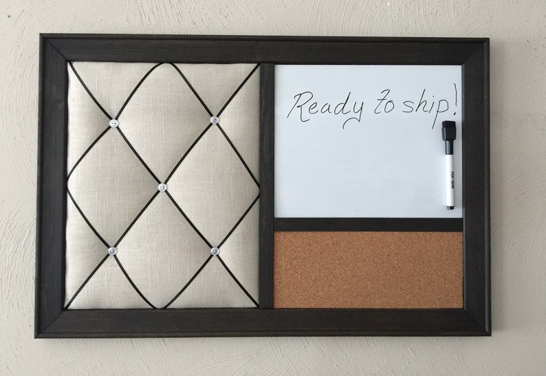 Corkboard, Magnetic Whiteboard Dry Erase Board & French Memo Board Wall Organizer, Dorm Decor, Bulletin Board, Office Decor, Entryway image 10