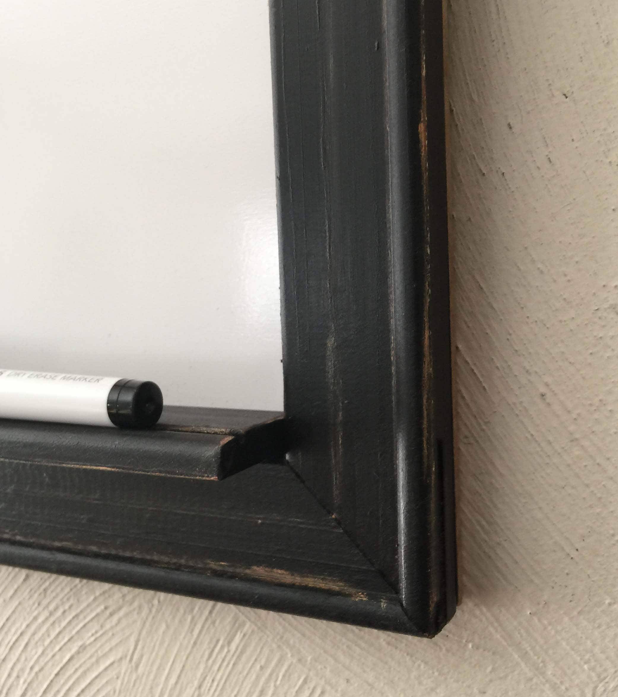 Framed Chalkboard with shelf Shabby Chic Chalkboard Dorm Etsy