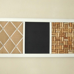 Große französische Memoboard, Kreidetafel, Weinkorkentafel, französische Tafel, Tafelboard für die Küche, Wandorganizer, modernes Landhaus, Bürodekoration, Geschenk