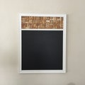 Large Chalkboard Cork board Combo, Kitchen Chalkboard, Farmhouse Decor, Framed chalkboard, Entryway Wall Organizer, Wine Corkboard