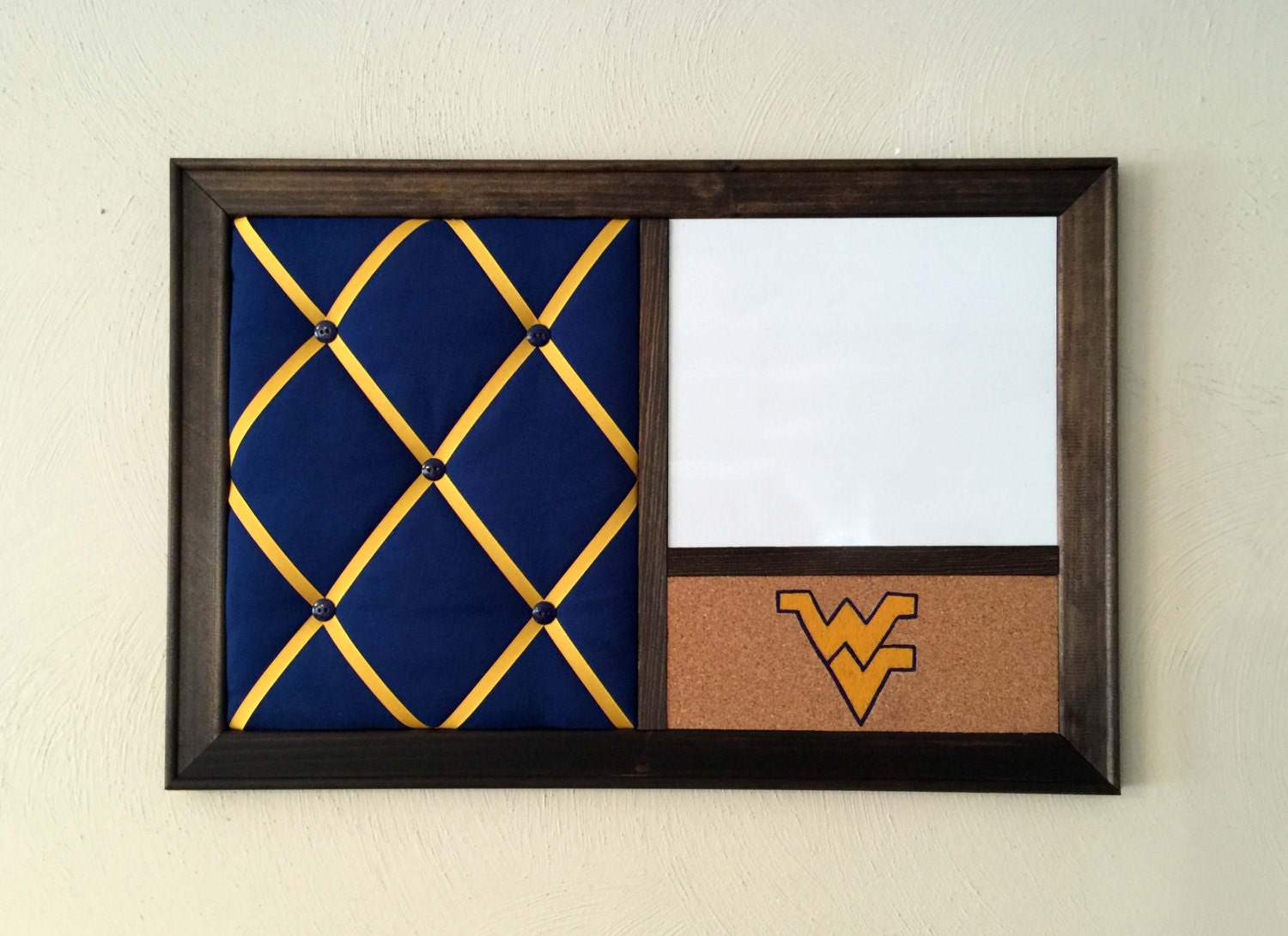 WVU West Virginia French Memo Board Whiteboard Dry