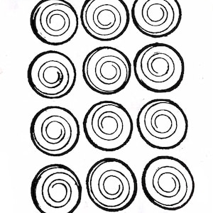 Thermofax Spiral Circles Screen