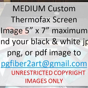 Thermofax Medium Custom Screen