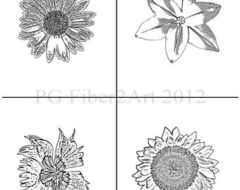 Thermofax Screen Flower Collection