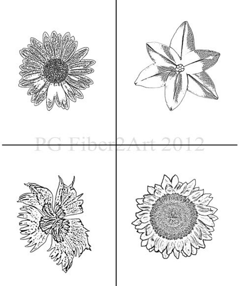Thermofax Screen Flower Collection Bild 1