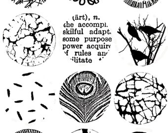 Thermofax Patterned Circles Screen