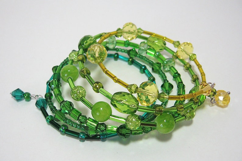 Mesh Candy Bracelet in Lime main image 0