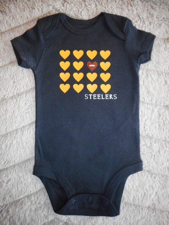 Pittsburgh Steelers Onesie Bodysuit Shirt Shower Gift Cutest Fan