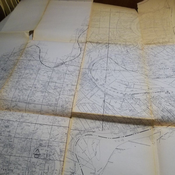 Vintage Oil and Gas Field Map, Map # 10, S