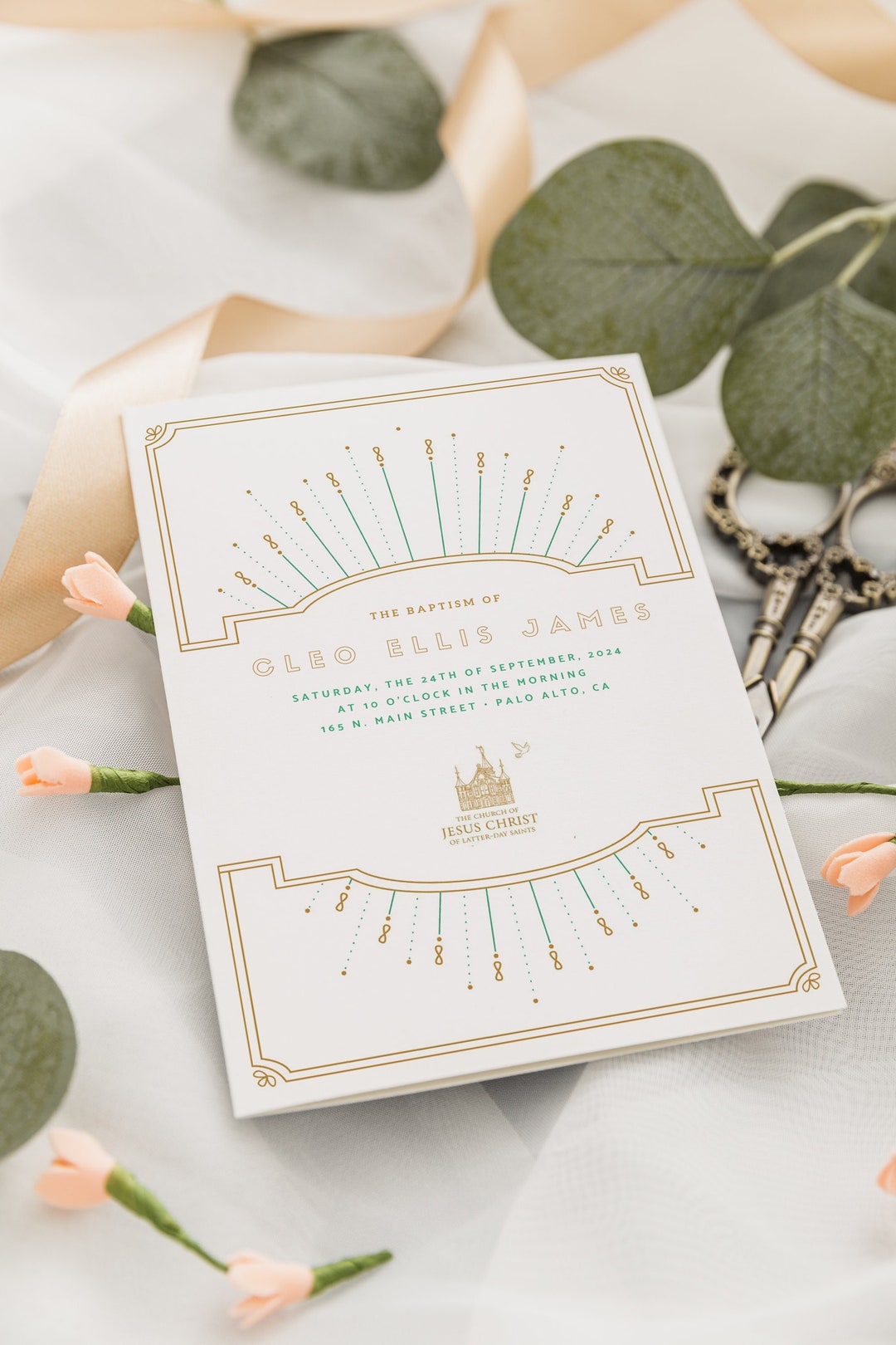 Baptism Program Template, Printable Baptism Program, Baptism Prograrm ...