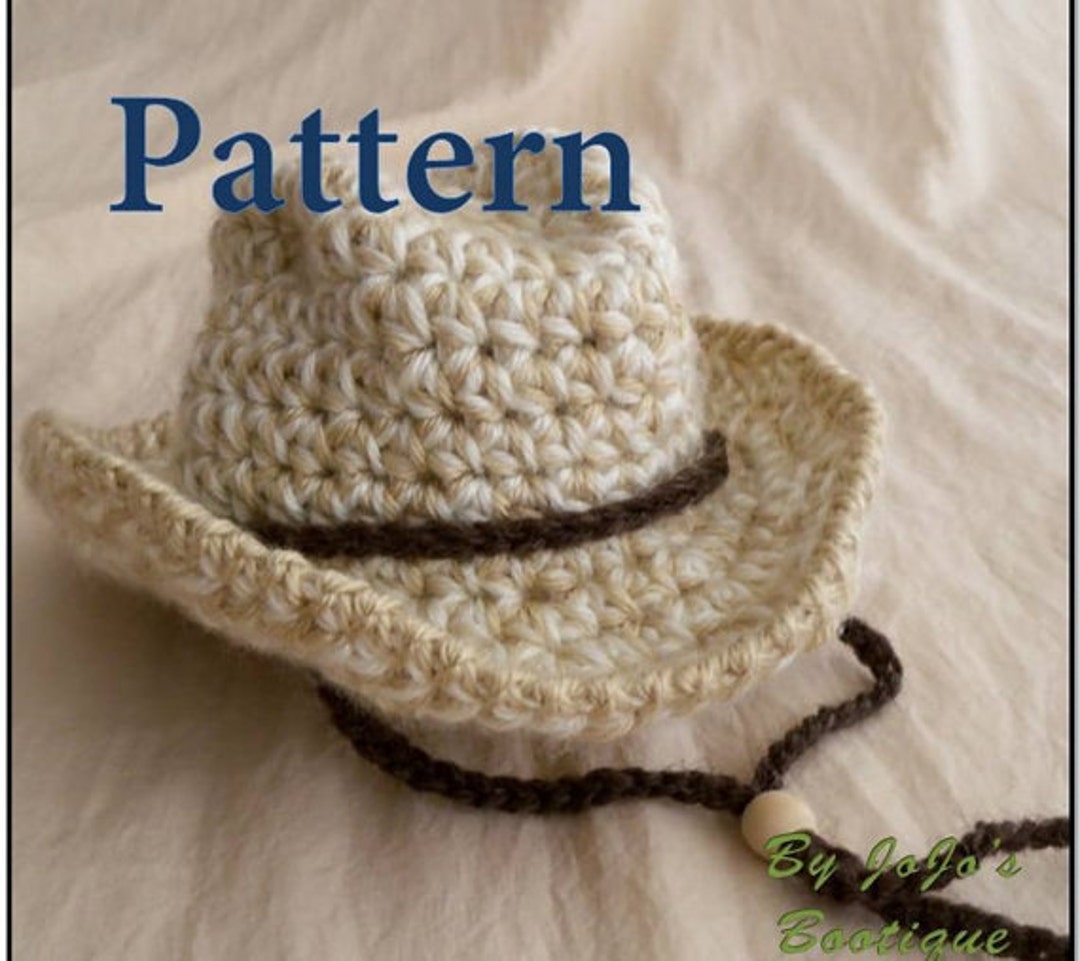 Crochet cowboy hat pattern new arrivals