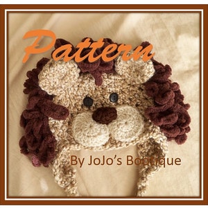 PDF Baby Löwenmütze BONUS ANLEITUNG - Baby Löwenmütze mit Bonus Schwanz - Häkelanleitung - Löwenmütze Anleitung - by JoJosBootique