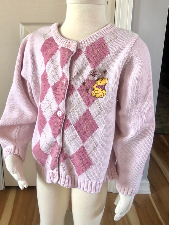 Pooh Cardigan Sweater Retro - Etsy