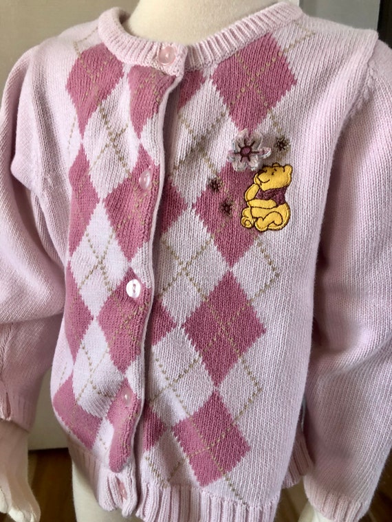 Pooh Cardigan Sweater Retro - Etsy