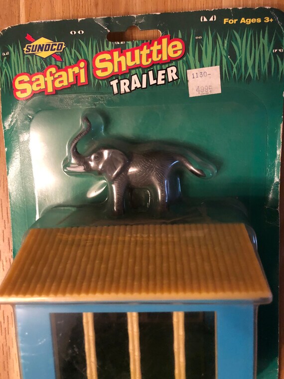 Safari Shuttle Trailer with Elephant 2001 Sunoco Collectible 