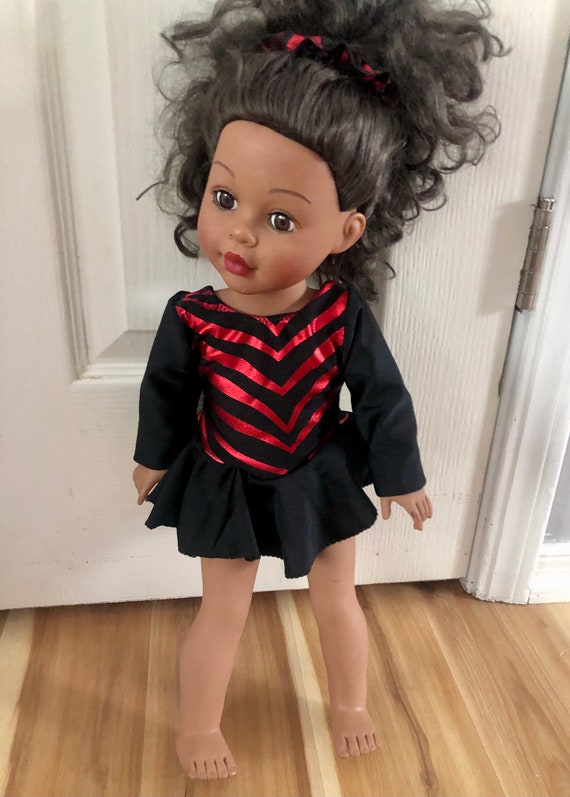 skater doll dress Ice Skating Dress 18 inch Doll Clothes PDF Pattern Download