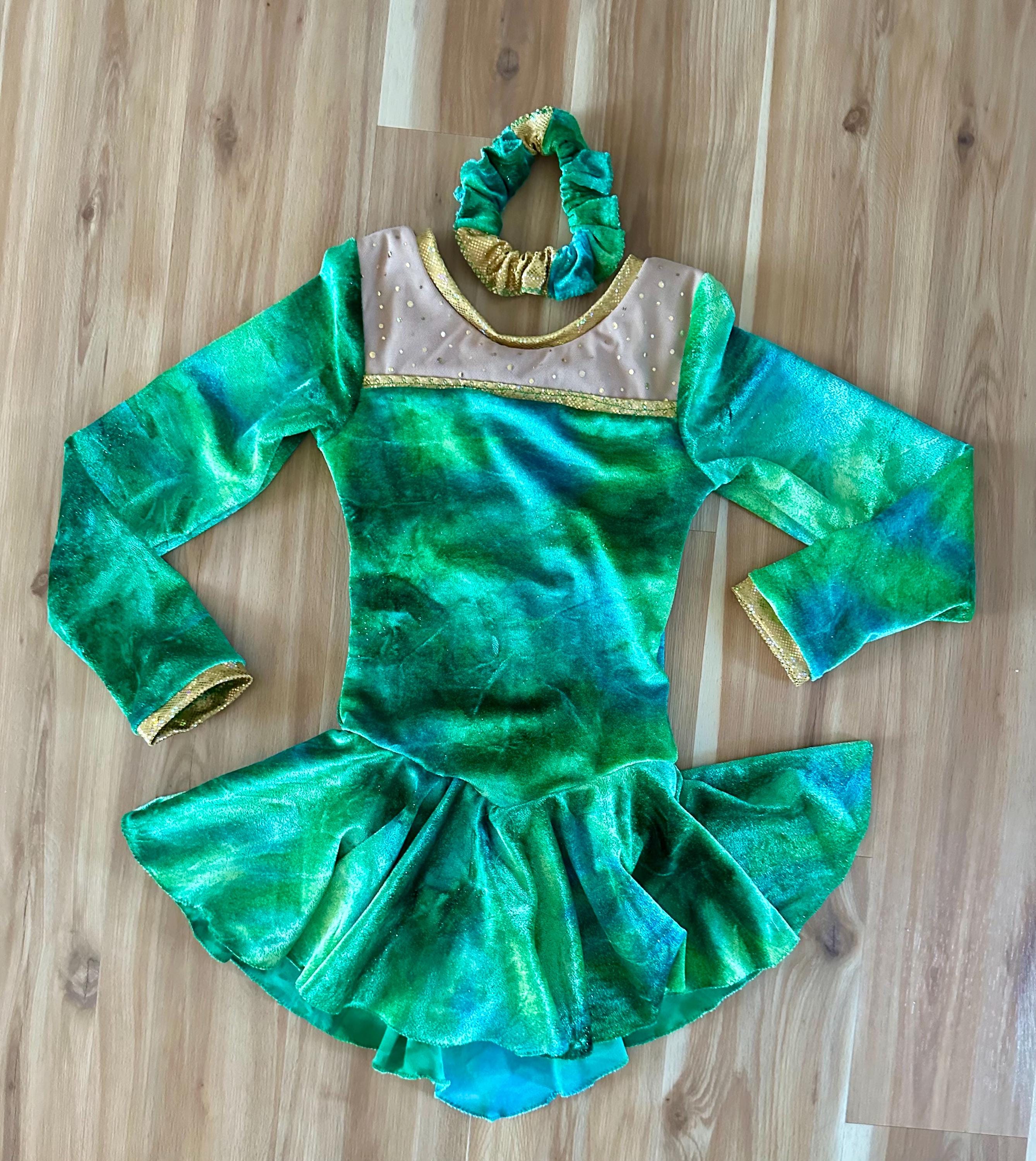 slim fit dress slacks Estella Velvet Shift Dress-Emerald Night main image 1