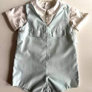 Vintage 12-18 months Romper, Classic Infant 2 Piece Outfit by Betti Terrell