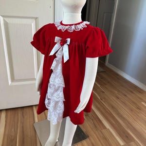 christmas dress size 24 months (3) Baby Girl Toddler Size 24m 24 Months 2T Dresses Christmas Dress Red Silver