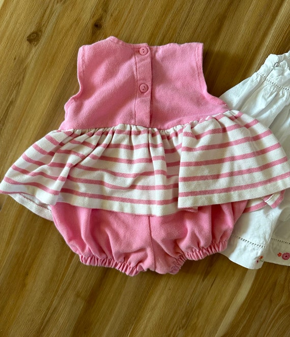 Vintage Infant size 6-9 M/ 2 Piece  Clothing  Emb… - image 5