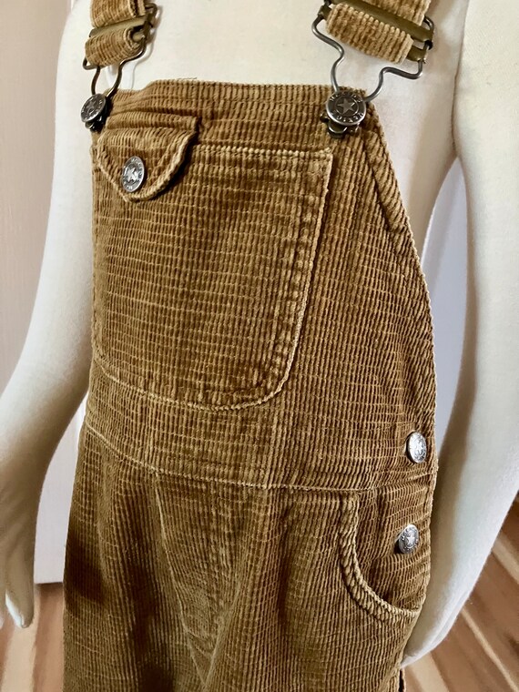 Vintage  24 Month McKids Tan Corduroy Overalls  R… - image 5