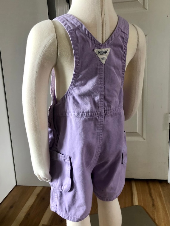 Vintage Size 2T Oshkosh Purple Overalls, Retro Gi… - image 10