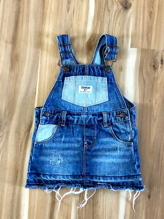 Denim Overalls Dress Oshkosh - Etsy 