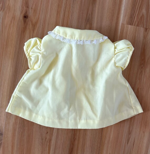Vintage Catton Candy Newborn Dress with Applique … - image 3