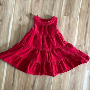 Vintage Oshkosh 18 months Denim Dress, Retro Baby Clothing