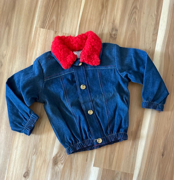 Vintage Buster Brown Toddler size 3-4 Jean Jacket… - image 1