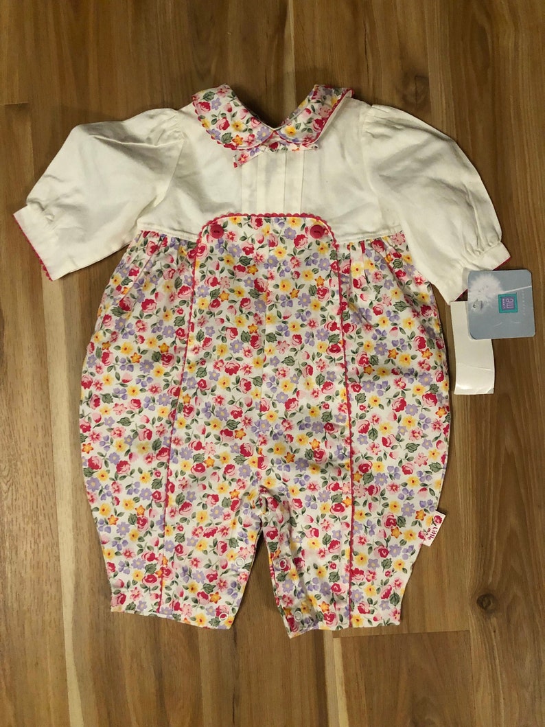 Infant One Piece outfit, Little Me brand Vintage size 3 month Baby Girl Romper