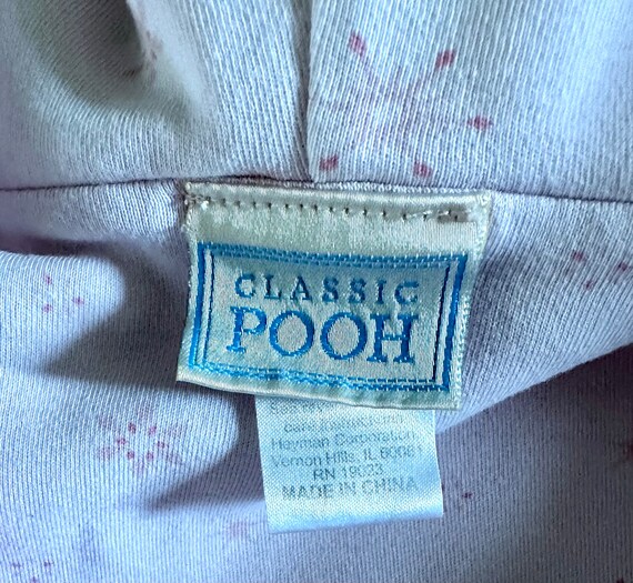 Classic Pooh Pink  Fleece Snowsuit Size 6 months/… - image 10