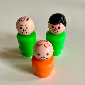Vintage Fisher Price Little People Set of 3