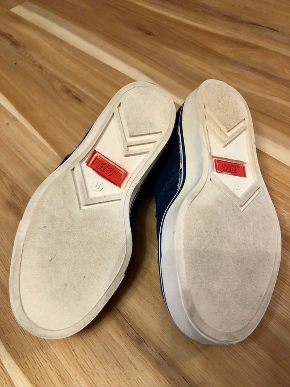 Vintage JETS Child size 11 Sneakers, Retro Navy K… - image 7