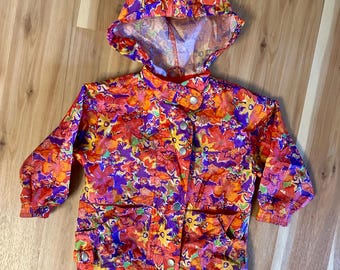 Vintage Girls 3T 90s Y2K  Windbreaker Jacket/ French Toast